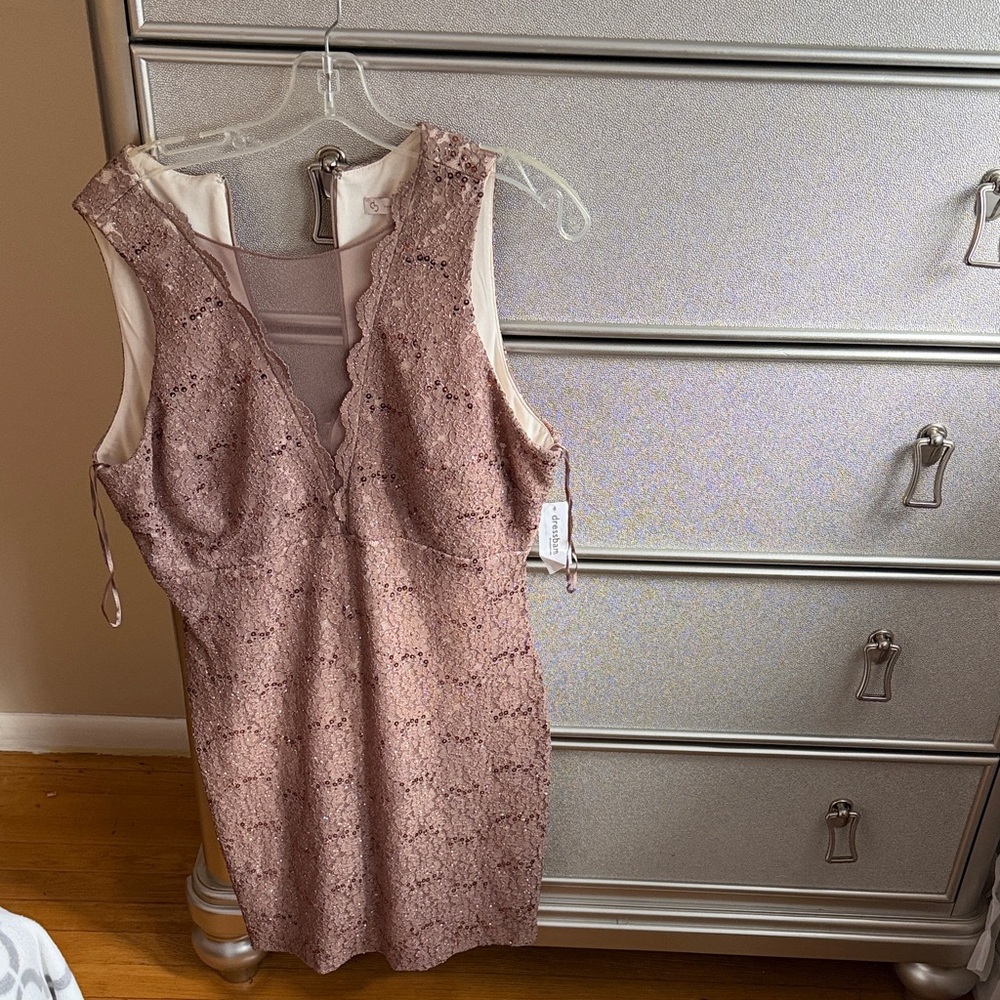 Dress Barn Lace Chemise - Mauve